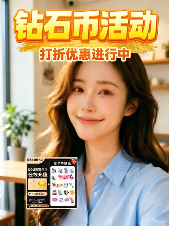 钻石币活动来了！  #填抖音号秒到账#抖音钻石币#钻石充值入口#在抖音入手的好东西#无限回购的宝藏单品视频封面