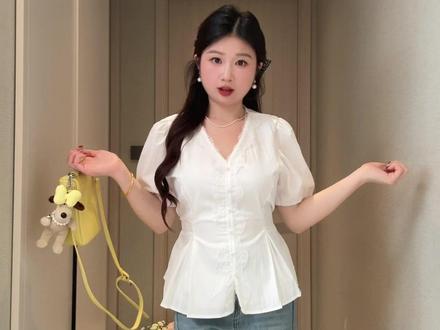 自带收腰的衬衫 #微胖穿搭 #显瘦穿搭 #春夏穿搭 #衬衫视频封面