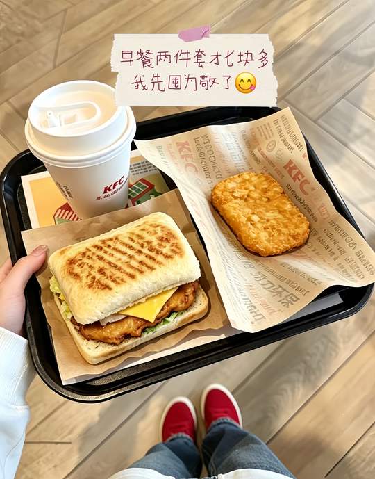 #肯德基早餐帕尼尼 #麦当劳早餐 #早餐#薅羊毛的快乐视频封面