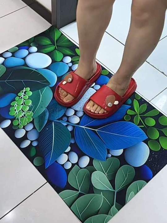 硅藻泥5D立体吸水防滑垫家用卧室卫生间洗手台浴室入户门垫门厅垫#硅藻泥地垫#浴室防滑吸水地垫 #入户门地垫 #超便宜超划算视频封面