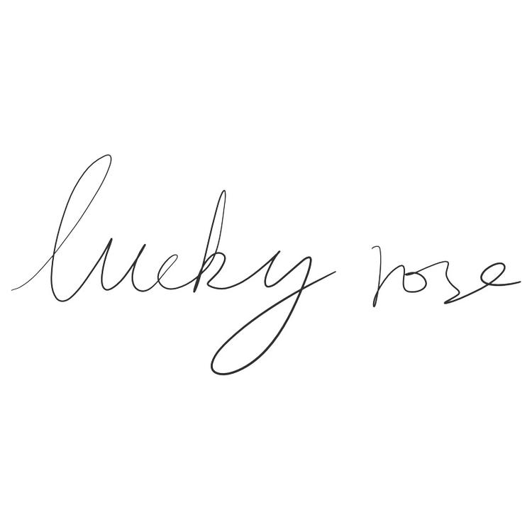 luckyrose/玫瑰语品牌Logo