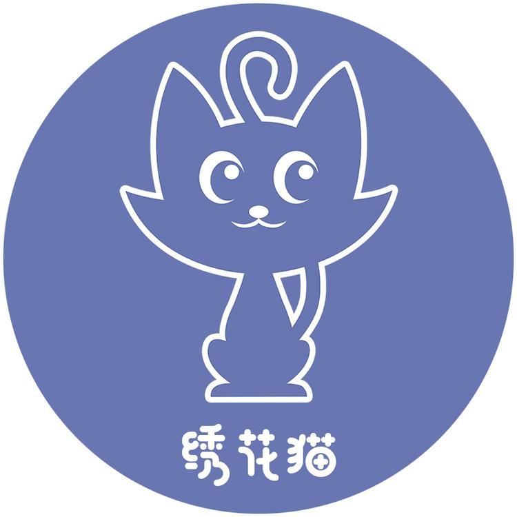 绣花猫品牌Logo
