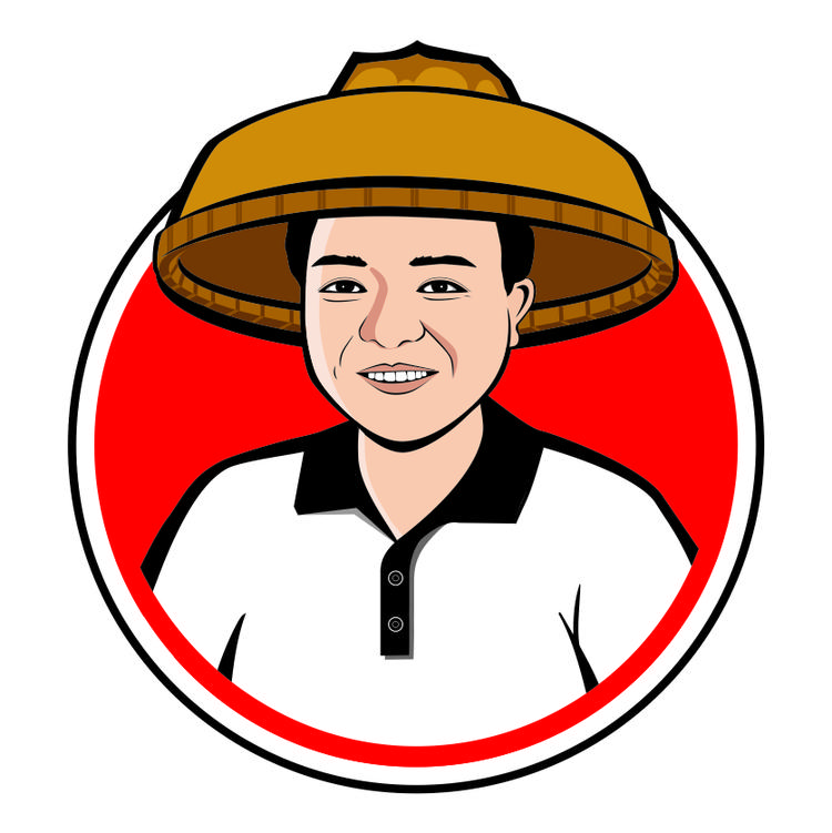 Bamboo hat Man/斗笠哥品牌Logo