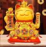 金色招财猫品牌Logo