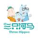 三只河马品牌logo