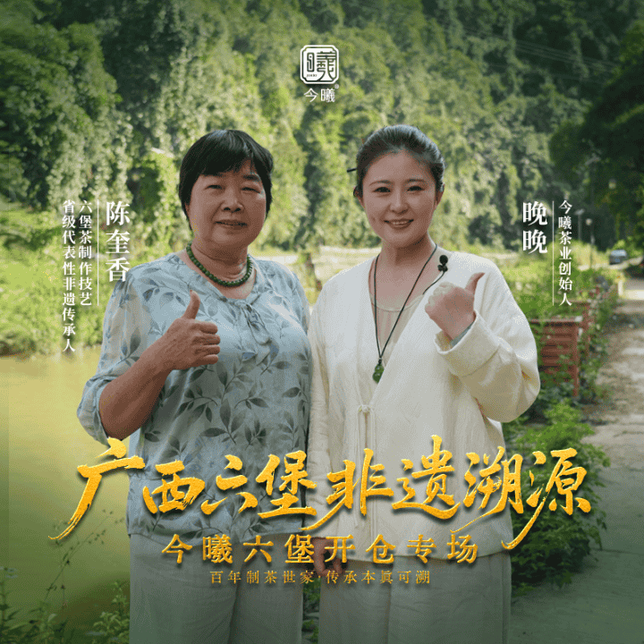 今曦广西六堡非遗溯源开仓专场直播封面