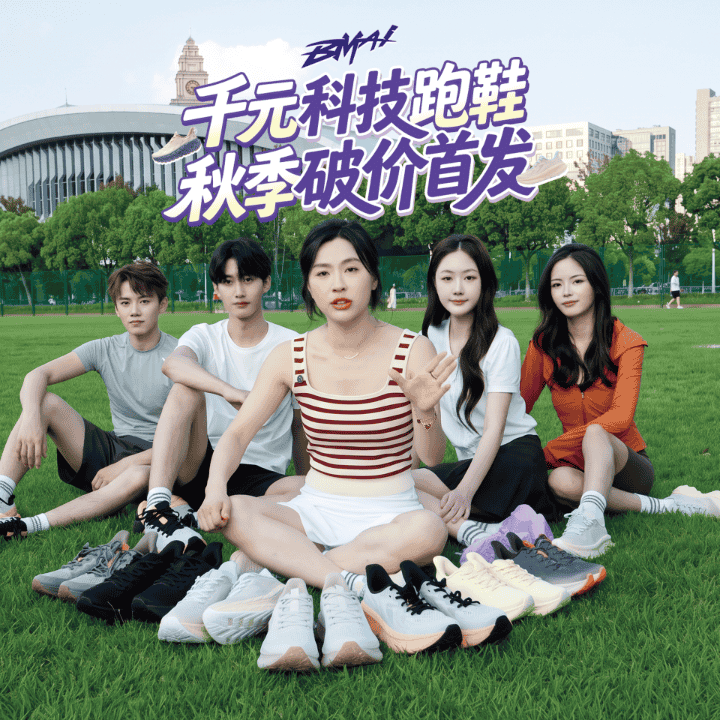 必迈远征者跑鞋，媛姐同价格同机制！直播封面