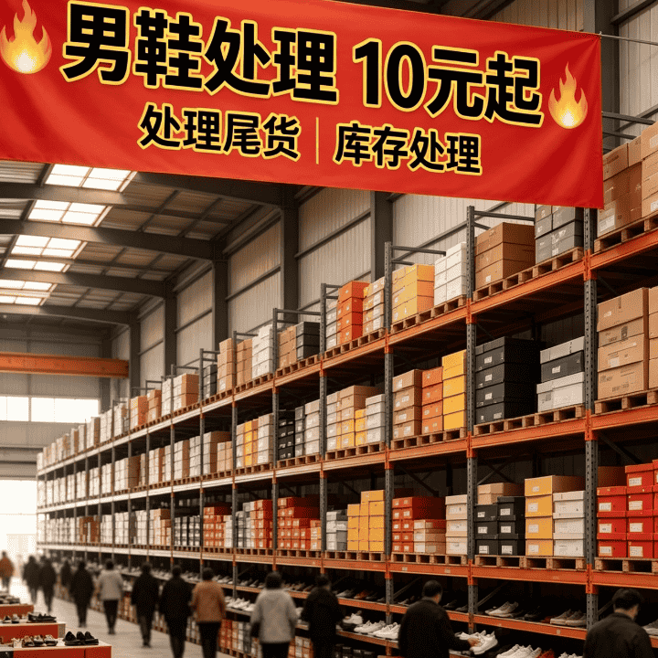 十万双 断码鞋直播封面