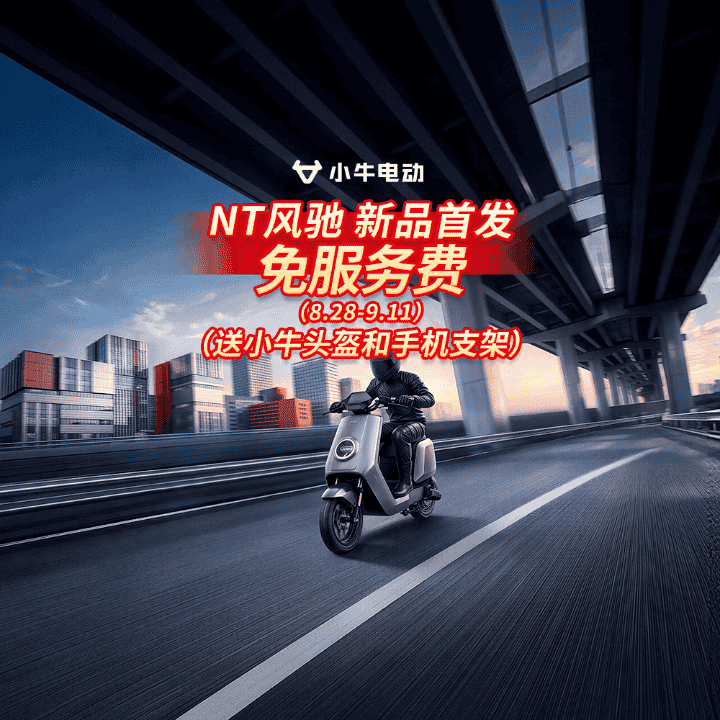 NT风驰新品首发，免服务费！送头盔！再送手机支架！速进！直播封面