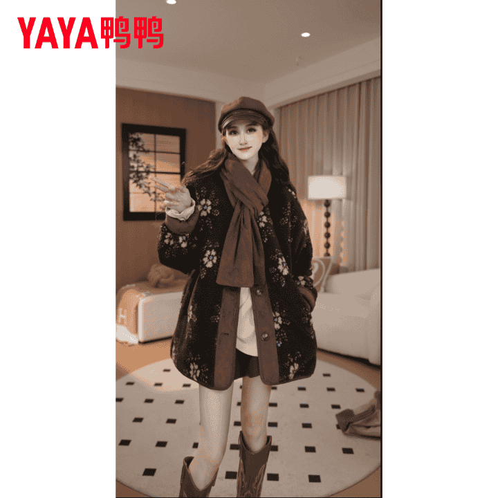 鸭鸭羽绒服反季撒浮力直播封面