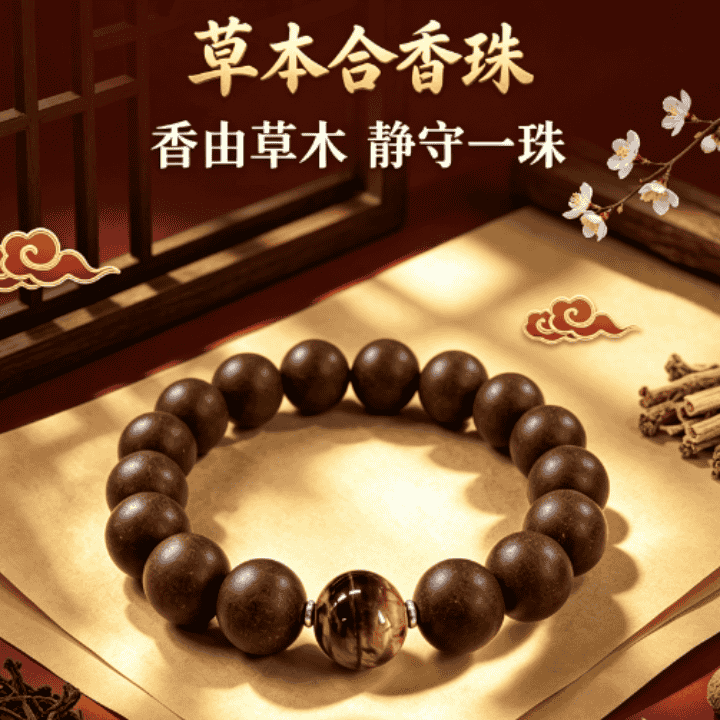 五台山合香珠正品直播间正在开播中~直播封面