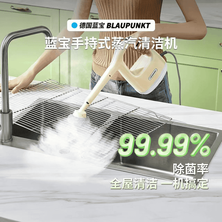 德国蓝宝蒸汽清洁机大促热卖中直播封面
