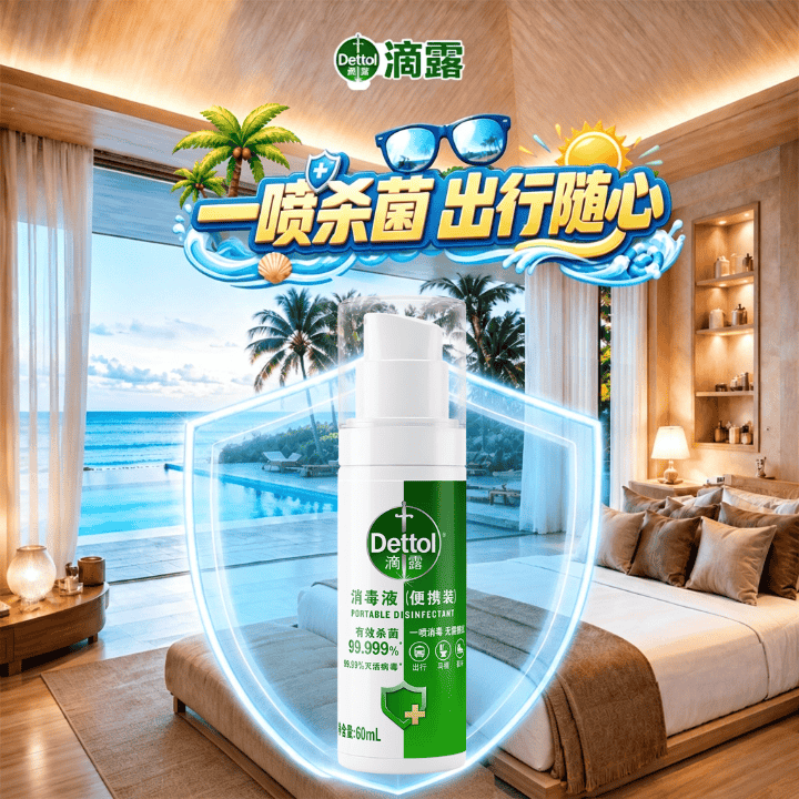 滴露新品上市，可上高铁飞机，99.999%杀菌率，可灭活HPV16~直播封面