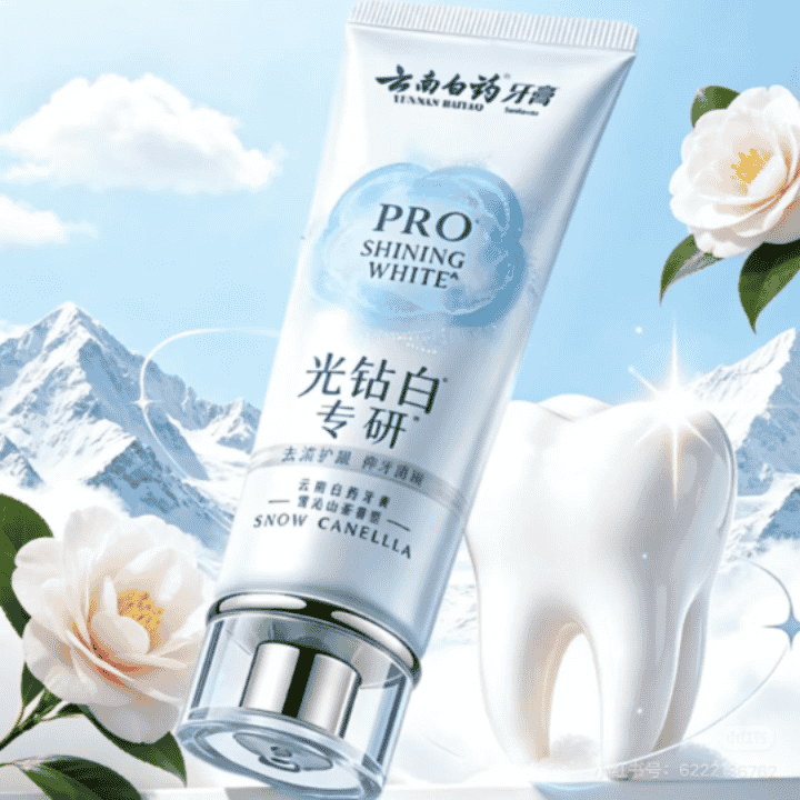 云南白药光钻白牙膏专场直播封面