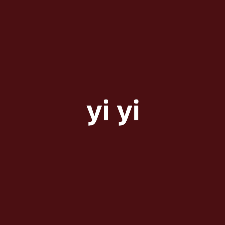 YIYI原创女装小店Logo