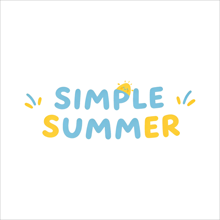 SIMPLE SUMMER服饰店小店Logo