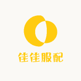 佳佳服配小店Logo