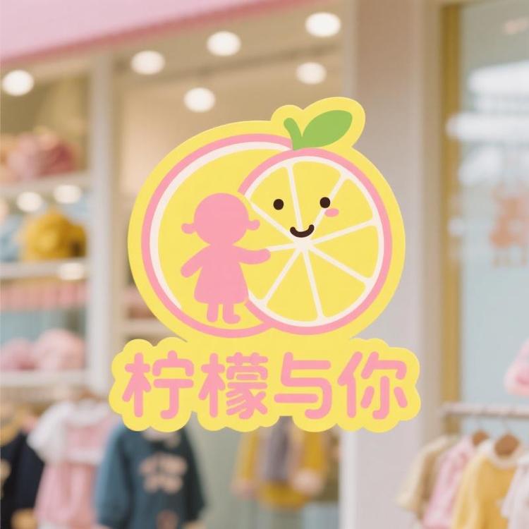 柠檬与你优选童品小店Logo