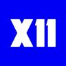 X11潮玩小店Logo