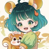 巨星花栗鼠（冲呀版）抖音达人头像