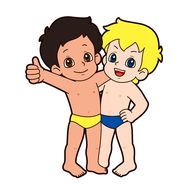 海尔兄弟抖音达人头像