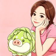 长麻菜八字抖音达人头像
