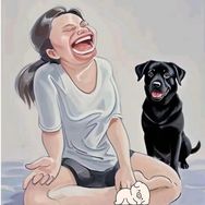 冠军犬霸道抖音达人头像