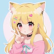 超级甜妹祝无双抖音达人头像