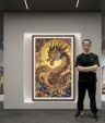 油画张俊龙抖音达人头像
