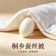 桐乡桑蚕丝被(古法手工传承）抖音达人头像