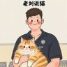 老刘说猫（缅因）抖音达人头像