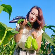 秋风庭院绿植抖音达人头像