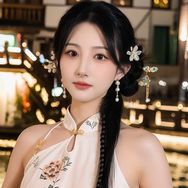 了了老师国画课堂抖音达人头像