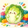 大白菜积木乐园抖音达人头像