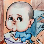 小橙子先生抖音达人头像