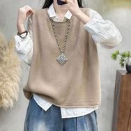 小团子棉麻女装抖音达人头像