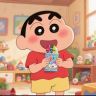 蜡笔小新碎碎冰直播间抖音号头像