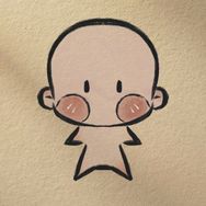 地瓜粥简笔画抖音达人头像