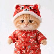 橘猫江胖胖抖音达人头像