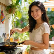 知夏美食记抖音达人头像