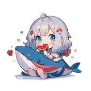浪漫小鲸抖音达人头像