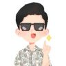 墨镜来了抖音达人头像