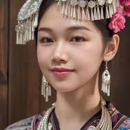 侗姑娘美食抖音达人头像