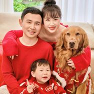 金毛多多的一家抖音达人头像