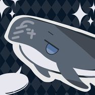 灰色鯨魚001型抖音达人头像