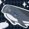 灰色鯨魚001型抖音达人头像