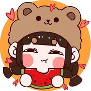 吃瓜小熊抖音达人头像
