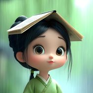 兮兮学诗词抖音达人头像