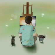 十张白纸抖音达人头像