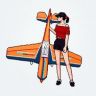 键盘飞行大师抖音达人头像